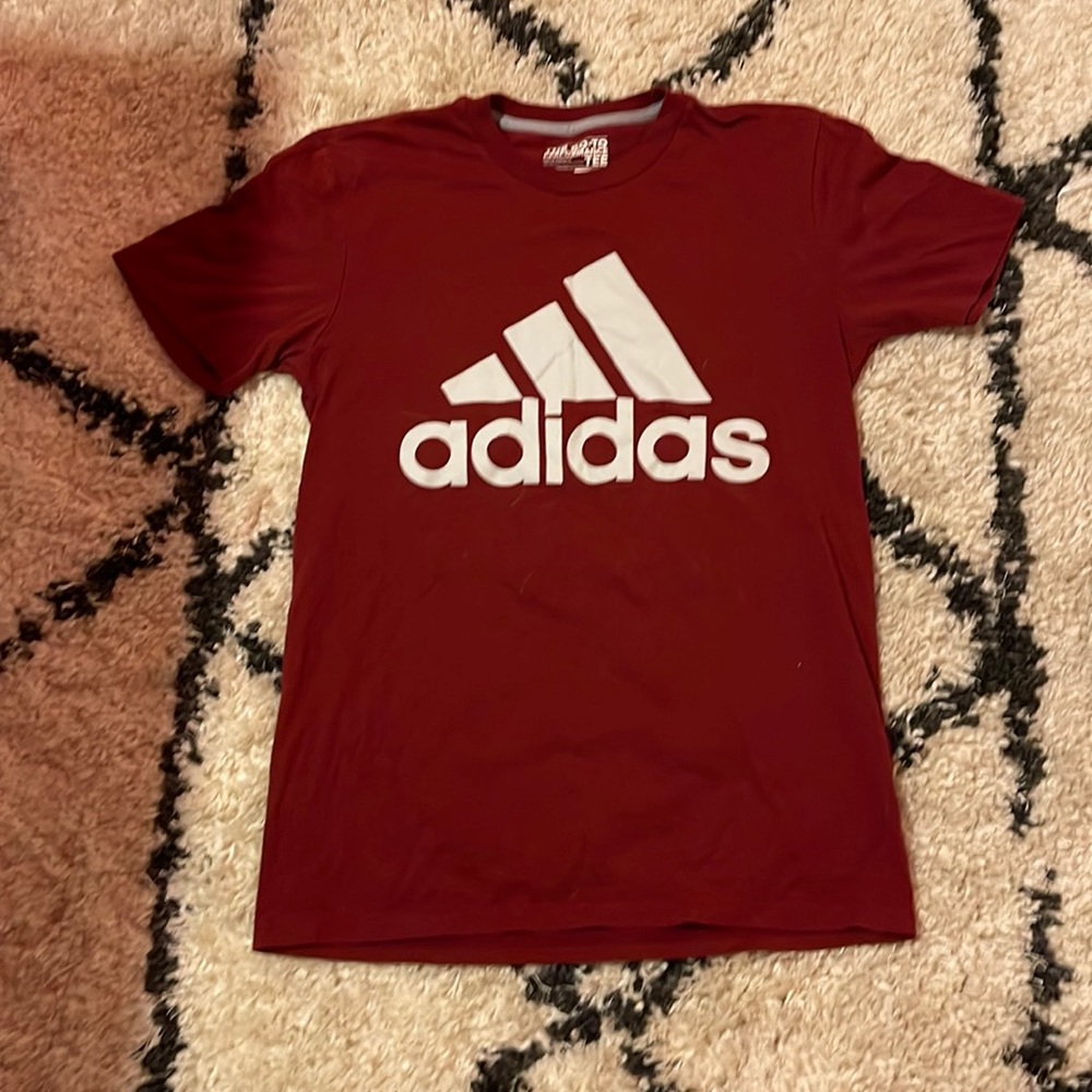 adidas maroon shirt